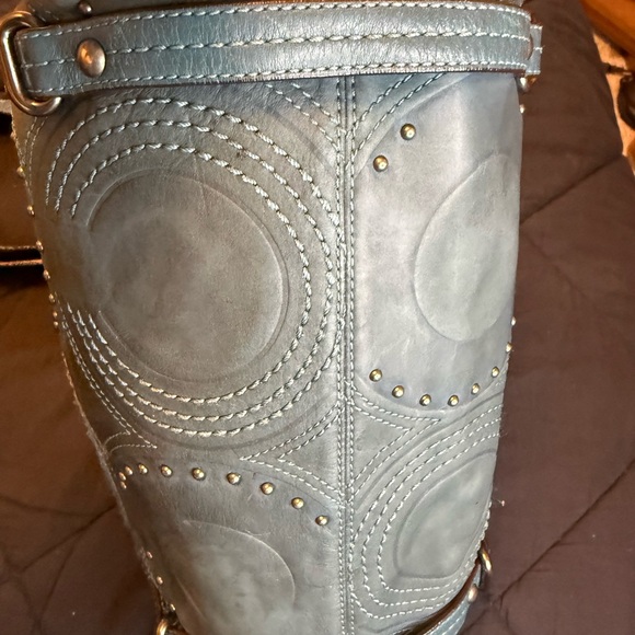 Coach Alexandra Crossbody -Blue (Teal) - Picture 3 of 15